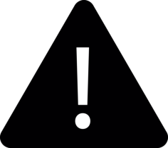 Caution Sing Line Art Svg Vector, Free Vectors File